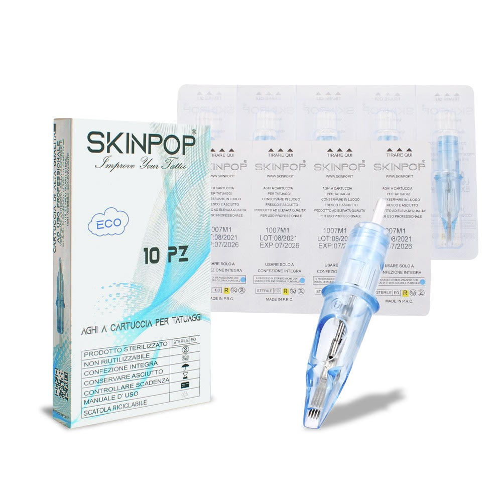 Cartucce Eco Skinpop Tattoo 11 Magnum M1 Ø 35) Conf. 10pz